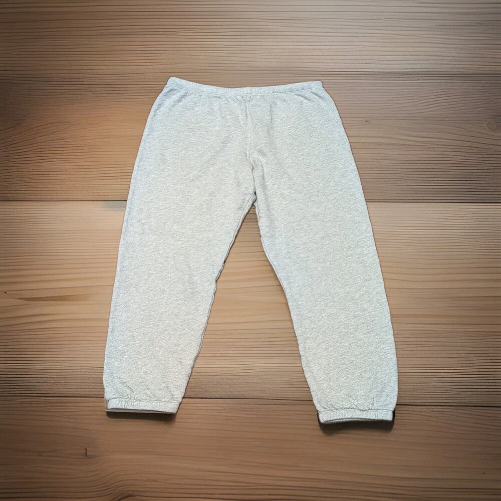 PERFECT WHITE TEE Light Gray Heather JOHNNY Sweatpants Jogger Size LARGE